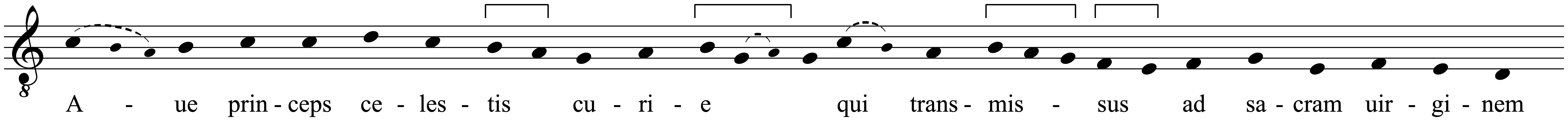 Work musical notation